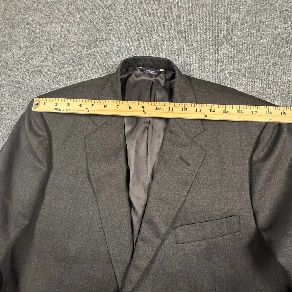 Brooks Brothers Men's Madison 100% Wool 2-Button Blazer Gray USA • 44L / 39W‎